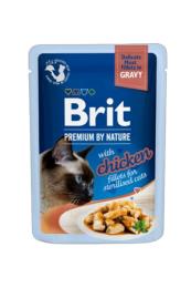 Brit Premium sos za sterilisane macke fileti u sosu piletina 85 g